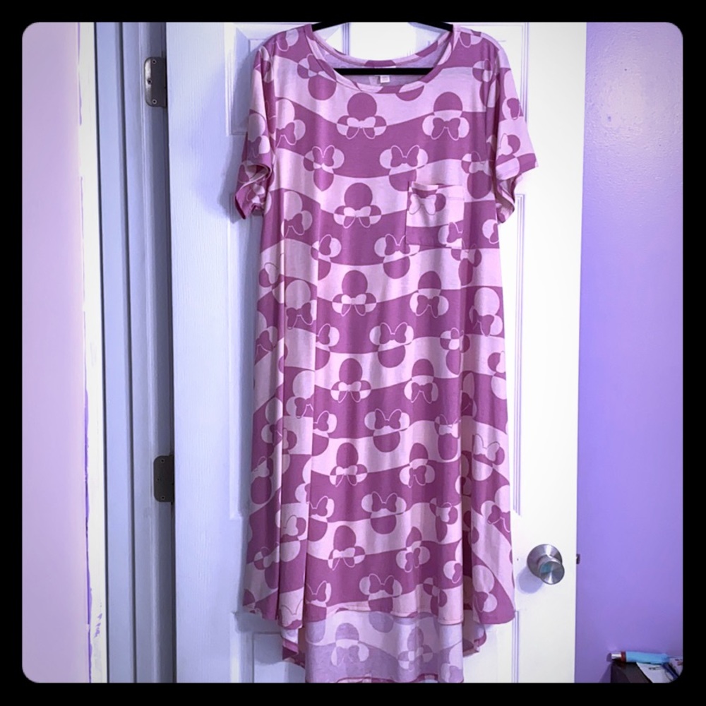 NWOT LuLaRoe Carly Minnie Mouse dress.